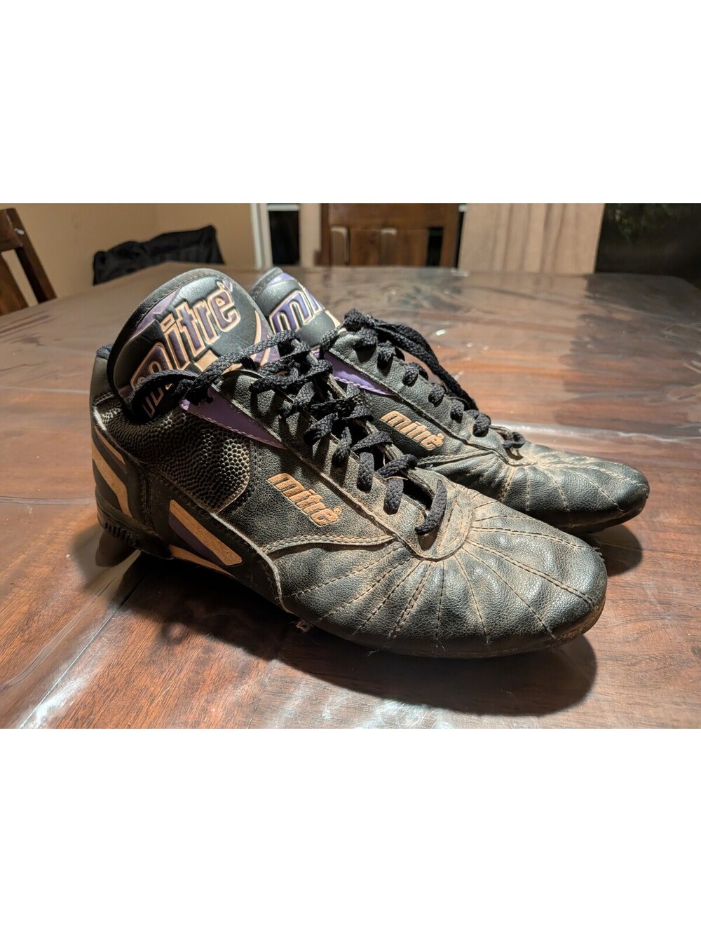 Vintage 90’s Mitre Select Cleats Size 10 Great Quality You Won't See Playing